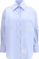 Blue Cotton Pattern Shirt 1