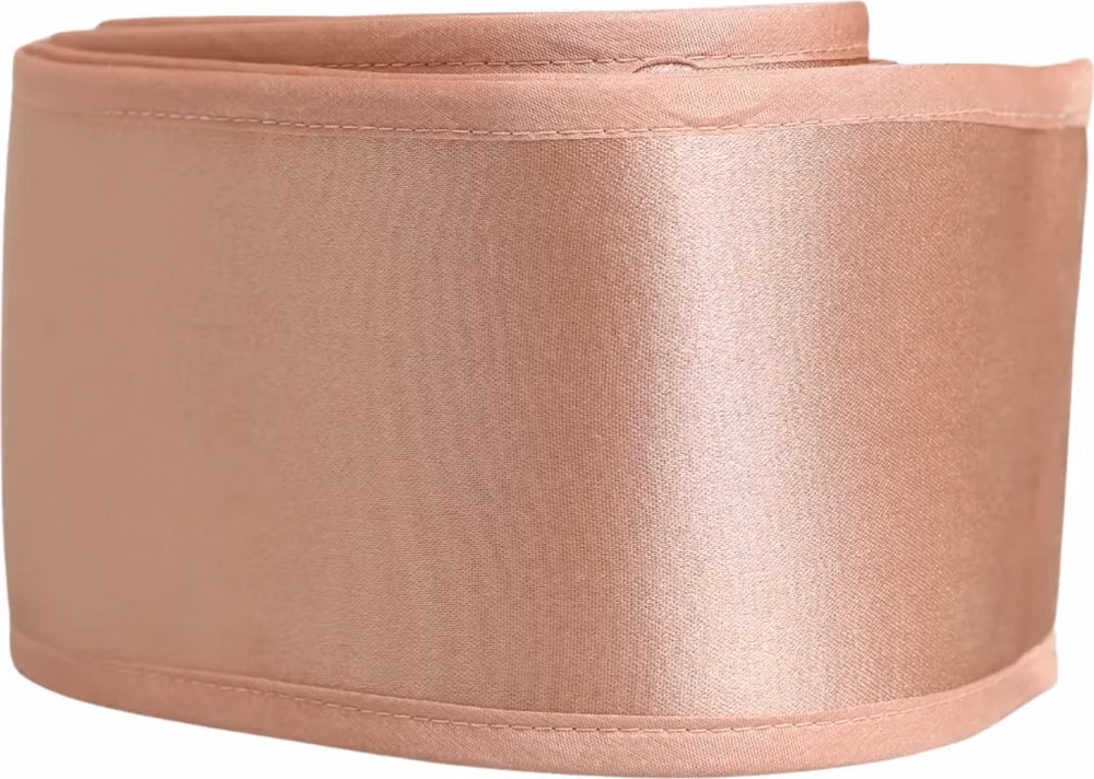 Light Pink Silk Satin Waist Women Cintura Belt