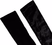 Black Viscose Satin Waist Women Cintura Belt 3