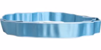 Light Blue Silk Satin Waist Women Cintura Belt 3