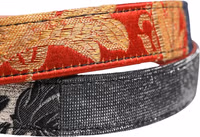 Multicolor Floral Jacquard Metal Buckle Belt 4