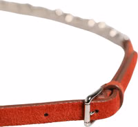 Red Velvet Crystals Chain Embellished Belt 3