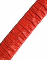 Red Leather Gold Heart Metal Buckle Belt 5