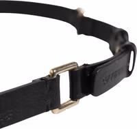 Black Leather Thin Gold Metal Brass Buckle Waist Belt 4