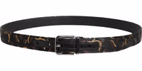 Multicolor Jacquard Silver Metal Buckle Belt 2