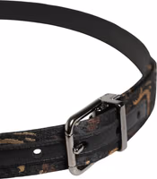 Multicolor Jacquard Silver Metal Buckle Belt 3