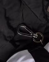 Men Black Polyester Panda Stuffed Ecobag Bag 4
