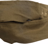Army Green Cotton Round Buckle Waist Belt 4