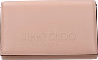 Pink Leather Clutch Bag 1