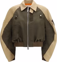 Bicolor Cotton Bomber 1