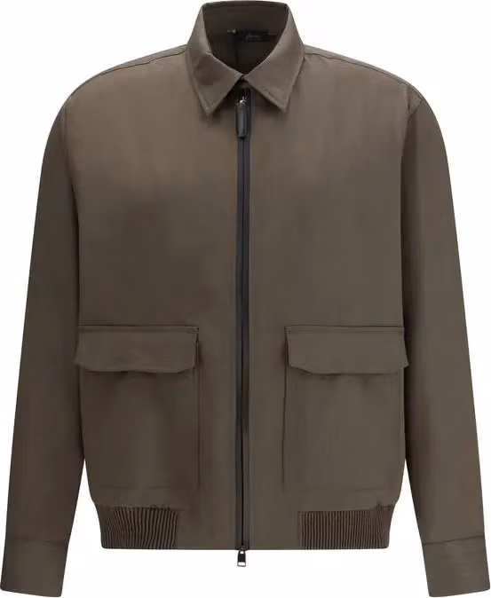 Bicolor Wool Coat