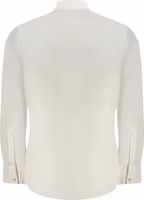 White Cotton Men Shirt 2