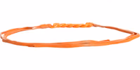 Orange Leather Chain Waist Metal Buckle Belt 2