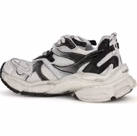 Gray Polyethylene Athletic Sneakers 3