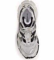 Gray Polyethylene Athletic Sneakers 4