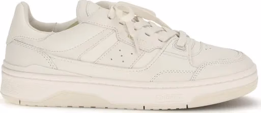 Gray Calf Leather Bos Taurus Low Top Sneakers