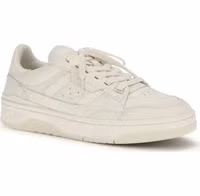 Gray Calf Leather Bos Taurus Low Top Sneakers 2