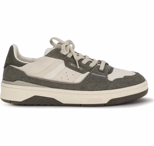 Bicolor Calf Leather Bos Taurus Low Top Sneakers