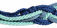 Multicolor Twisted Rope Chain Buckle Waist Belt 3