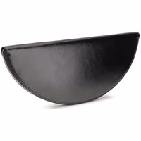 Black Calf Leather Bos Taurus Clutch Bag 3