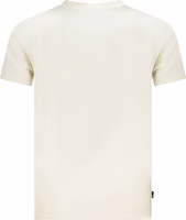 Beige Cotton Men T-Shirt 2
