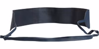 Blue Leather Wide Waist Women Cintura Belt 2