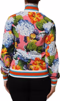 Multicolor Floral Print Zip Cardigan Jacket 3