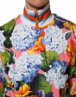 Multicolor Floral Print Zip Cardigan Jacket 4