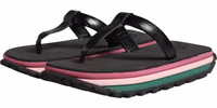 Multicolor Rubber Chunky Flip Flop Shoes 3