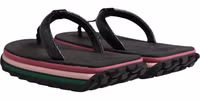Multicolor Rubber Chunky Flip Flop Shoes 4