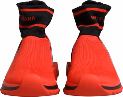 Red Black Sorrento Socks Sneakers Shoes