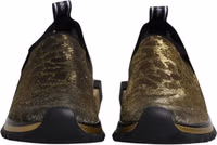 Gold Glitter Leopard Sorrento Sneakers Shoes 1