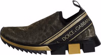 Gold Glitter Leopard Sorrento Sneakers Shoes 5
