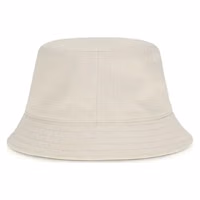 White Polyester Bucket Hat 2
