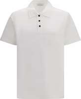 White Cotton Polo Shirt 1