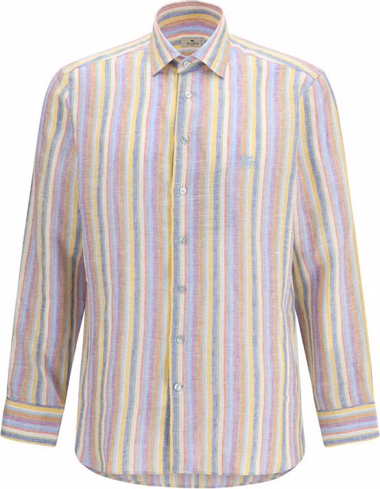 Multicolor Linen Pattern Shirt