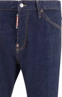Blue Cotton Straight-Leg Jeans 3