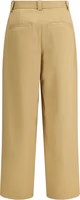 Beige Cotton Casual Pants 2
