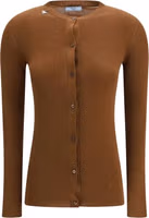 Brown Wool Cardigan 1