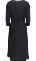 Black Acetate Casual Dress 2