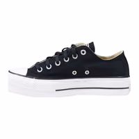 Black Fabric Platform Sneakers 2