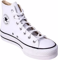 White Polyethylene Platform Sneakers 3