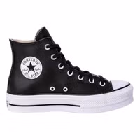 Black Polyethylene Platform Sneakers 1