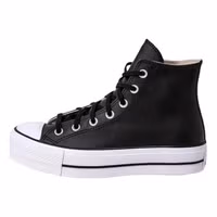 Black Polyethylene Platform Sneakers 2