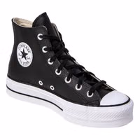 Black Polyethylene Platform Sneakers 3