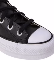 Black Polyethylene Platform Sneakers 5