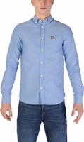 Blue Organic Cotton Dress Shirt 1