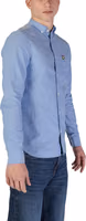 Blue Organic Cotton Dress Shirt 3