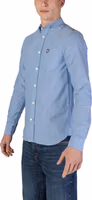Blue Organic Cotton Dress Shirt 4