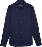 Blue Cotton Dress Shirt 1